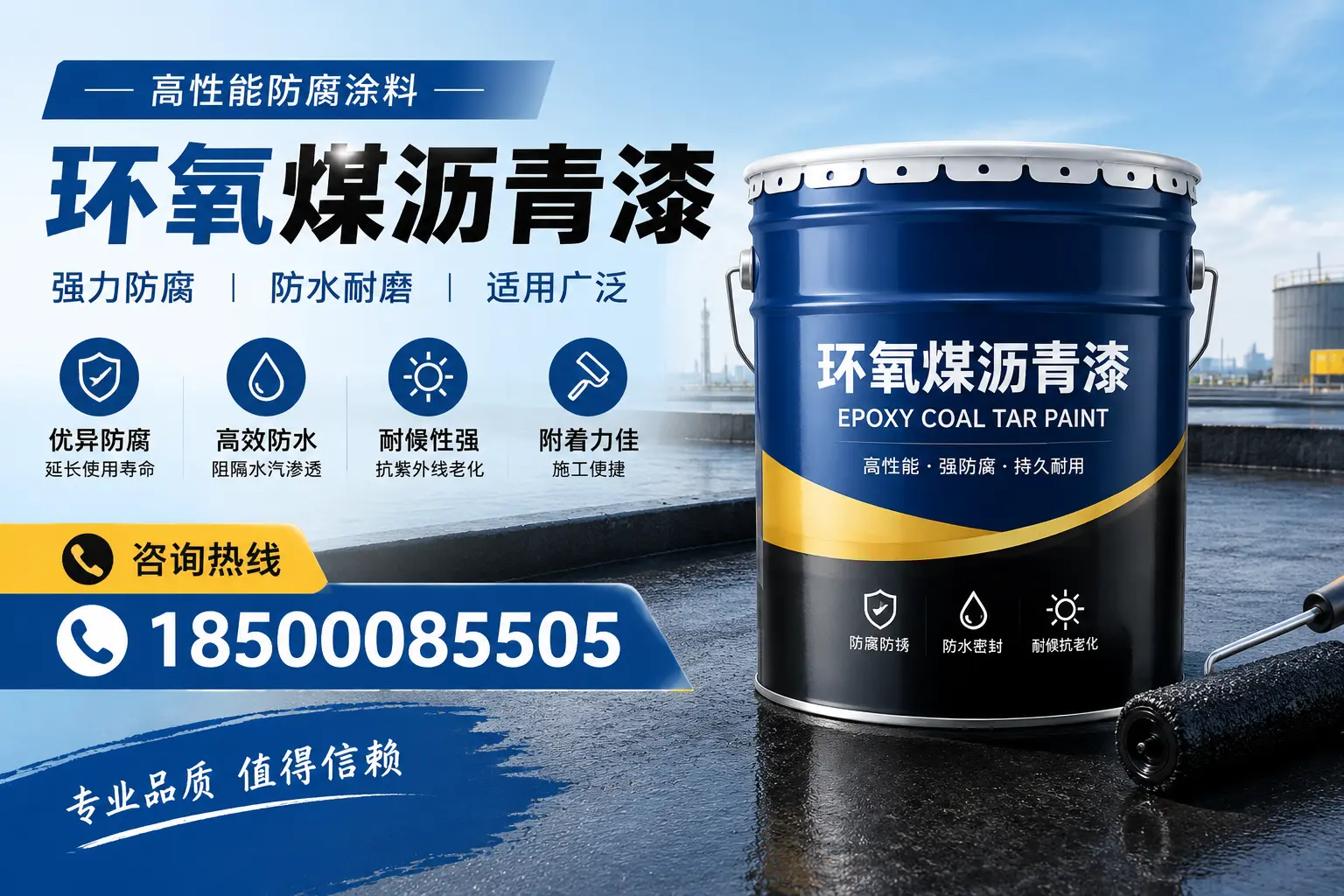 环氧煤沥青漆的主要成分与功能，渭南用户深度了解